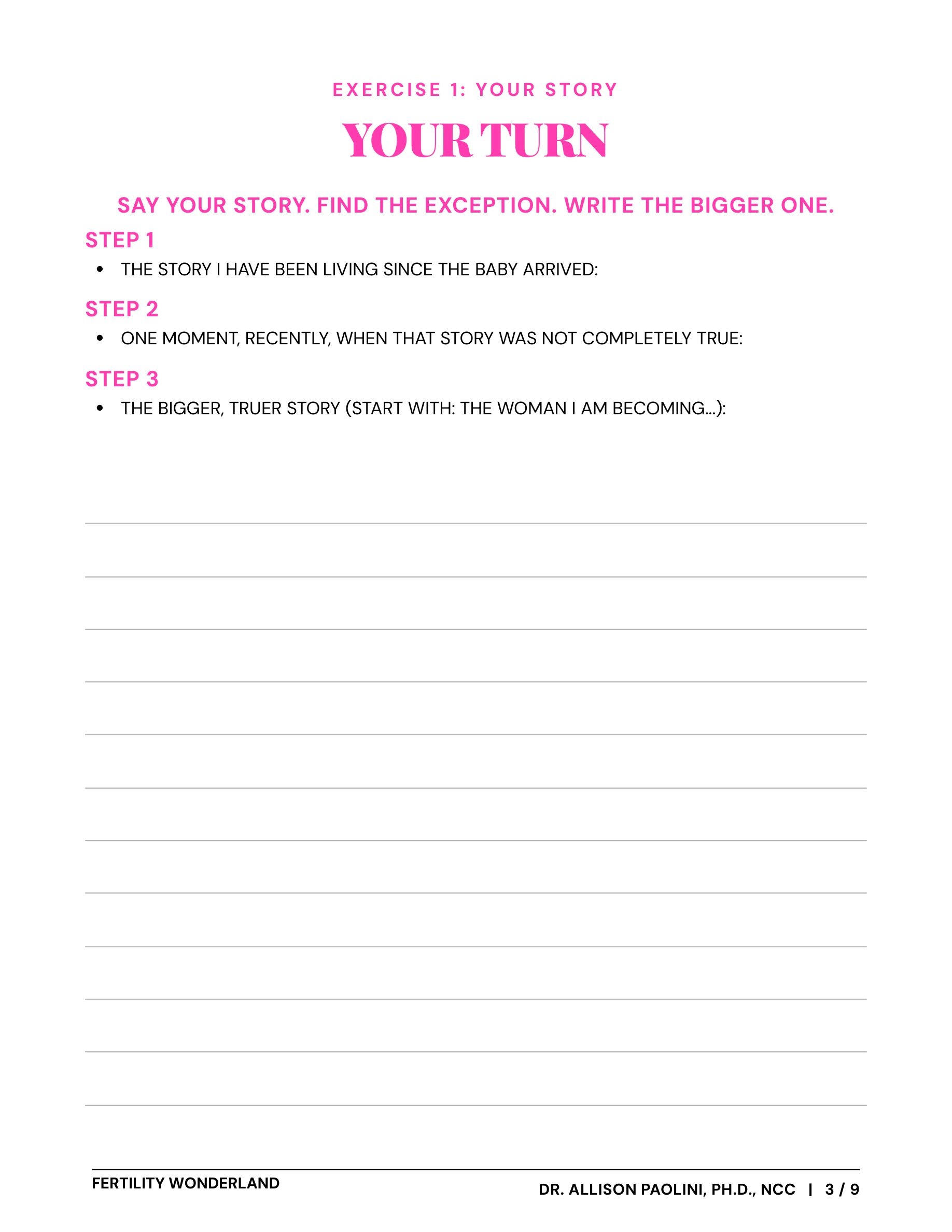 Grounded Exercise 1 Your Turn worksheet page