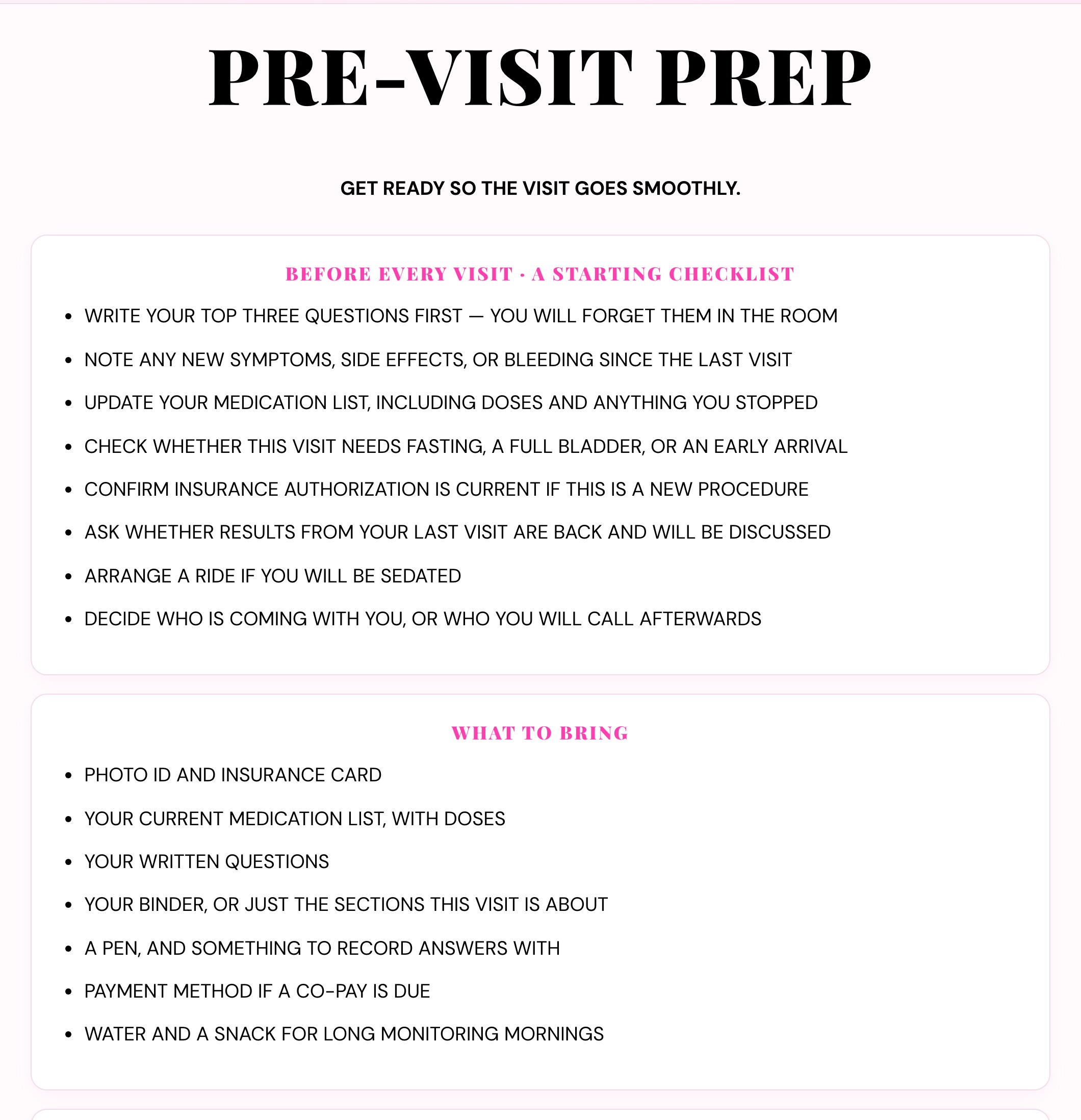 MISS DATA-RIFFIC CLINIC APPOINTMENT PLANNER