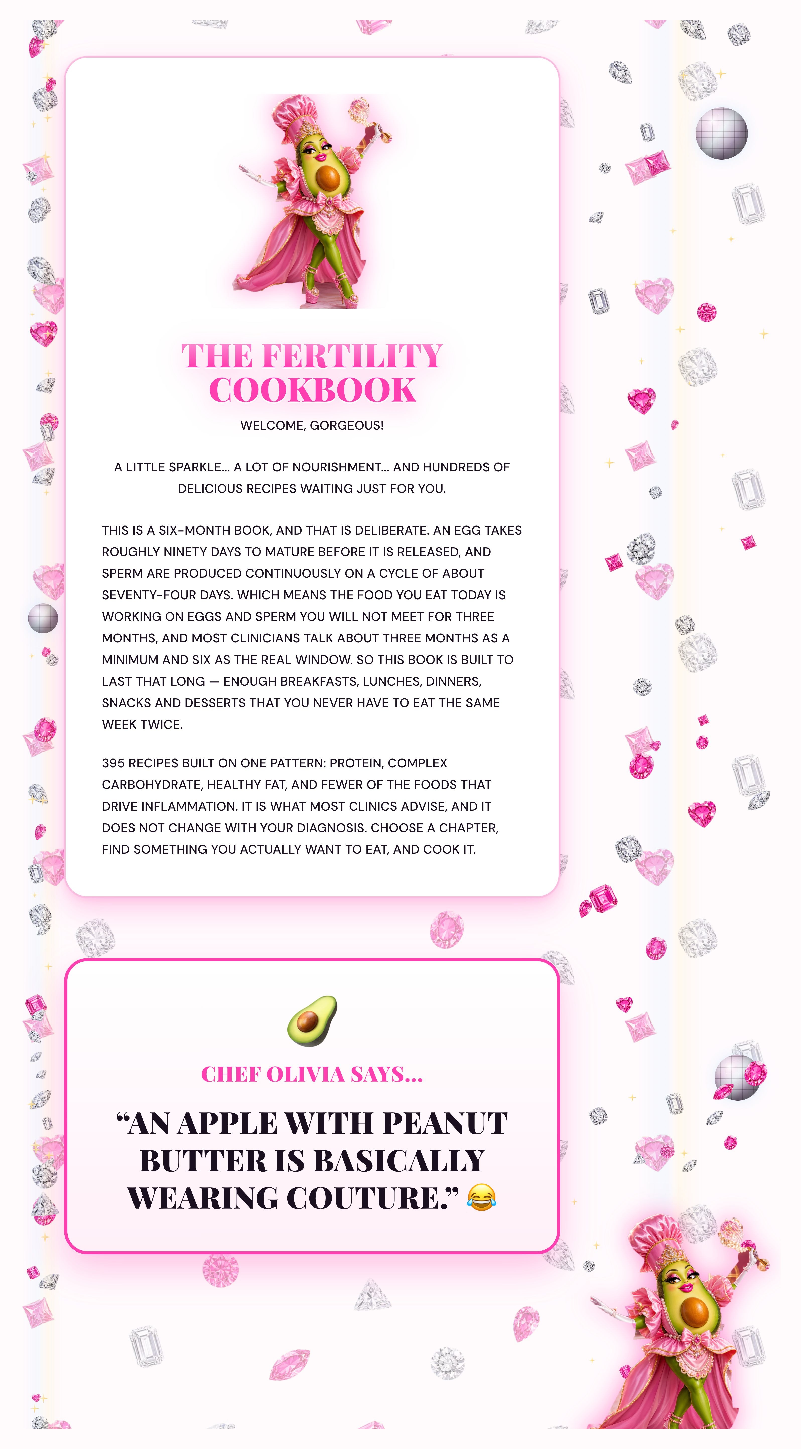 OLIVIA OMEGA · THE FERTILITY COOKBOOK