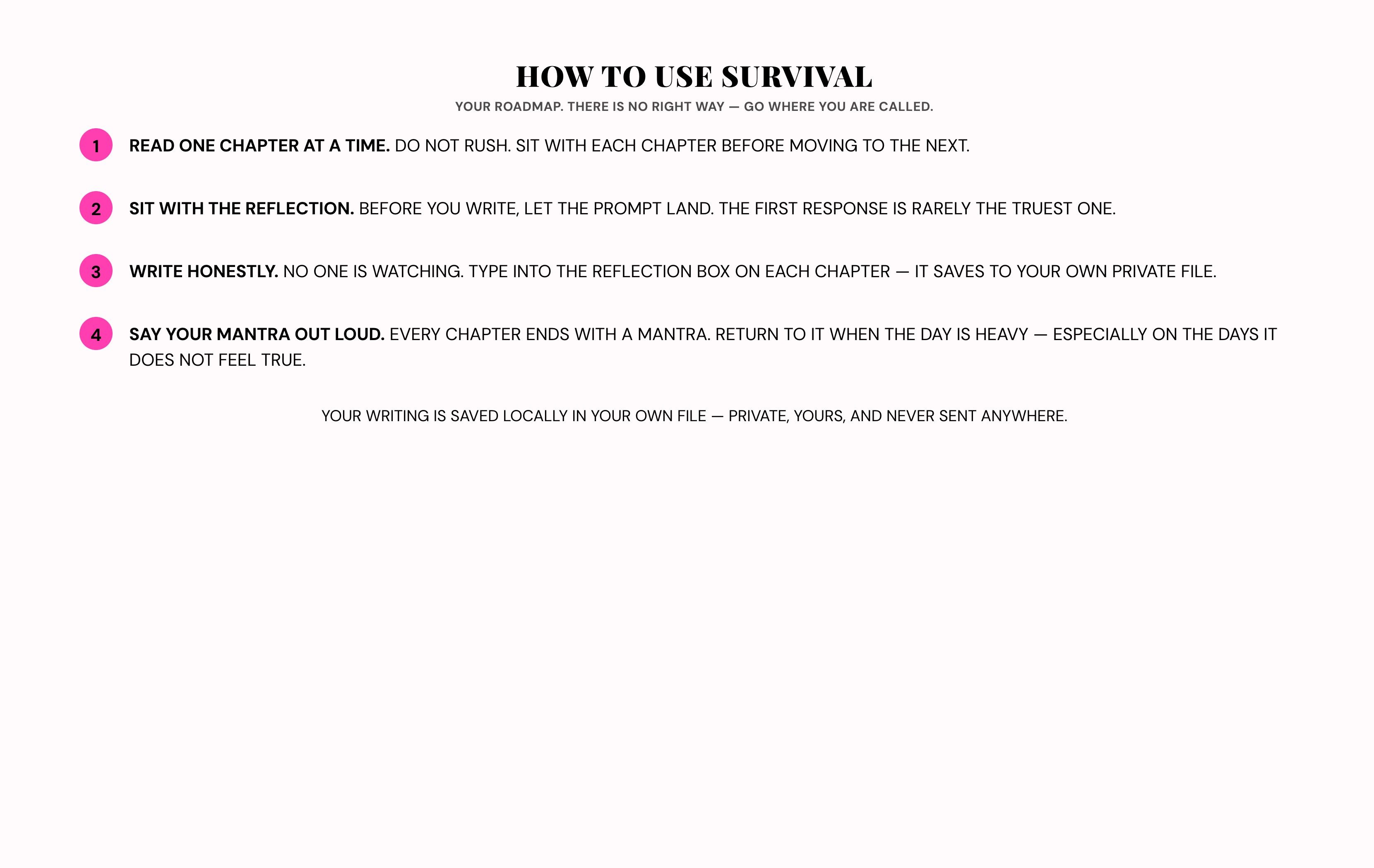 SURVIVAL